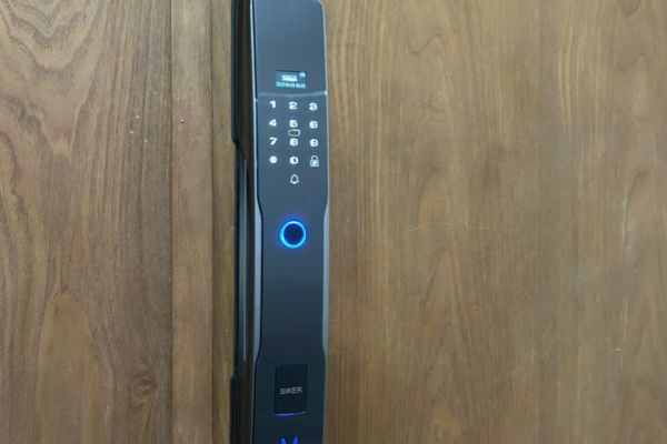 KHÓA VÂN TAY CỬA GỖ KTS111 LẮP ĐẶT TẠI CHUNG CƯ HÒA ĐỨC, QUẬN 9